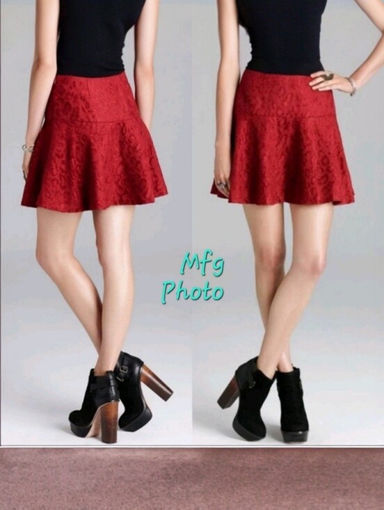 Free People Dresses & Skirts - Free People Chenille Cheetah Pattern Skater Skirt, Womens 8